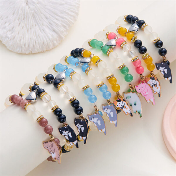 Wholesale glass beads beaded bracelet
