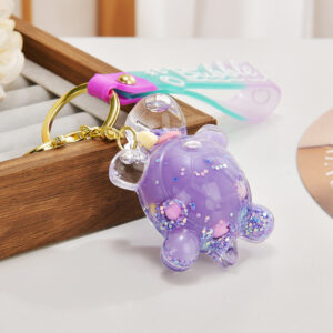 Jelly bean purple / Gradient rope + turtle