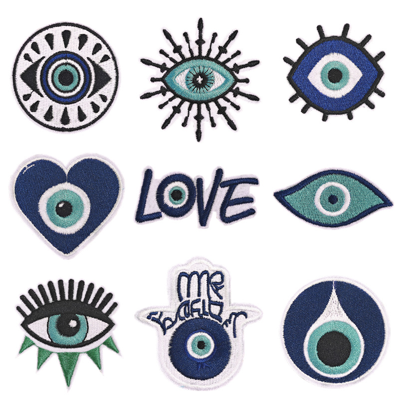 Wholesale Cartoon Devil Eye Embroidered Patch