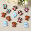 O1CN01e3ysFL1CRJTz94mg2_2217794230077-0-cib Wholesale 20pcs Creative Valentine's Day Teether Children's Food Grade Material Cartoon Animal Silicone Beads