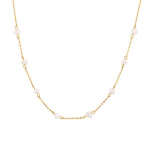 Freshwater pearl chain necklace
