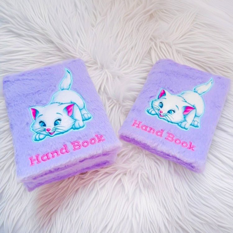 Wholesale A5 Hardcover Plush Hardcover Loose-Leaf Notebook OLY Exclusive