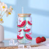 Wholesale Cartoon Cute Strawberry Watermelon Fruit Theme 16oz Cup UV DTF Wraps