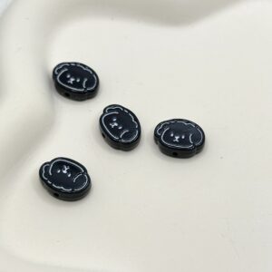 Line puppy [black] / 14.2*10.3mm