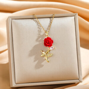 8217 golden red rose