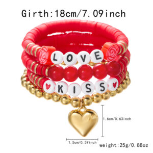 Big love bracelet set
