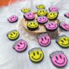 O1CN01eBR5yf2FO3kxZ2WSi_2216349148869-0-cib Wholesale 2D smiley face flower silicone cartoon beads 10pcs/pack