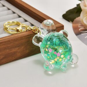 Flashing green / Gradient rope + turtle