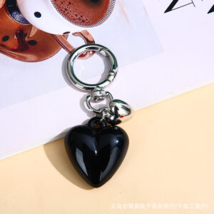 Big black heart + small heart + circle