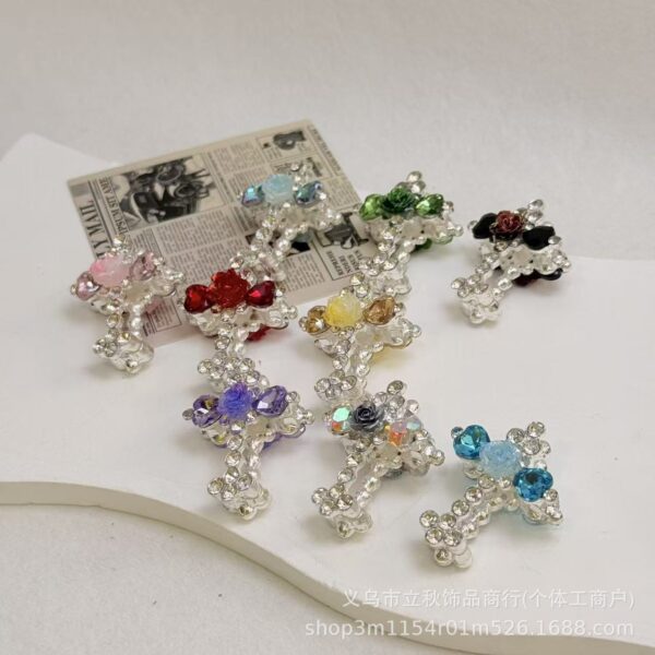 Wholesale DIY jewelry cross series designed with straight-hole beads