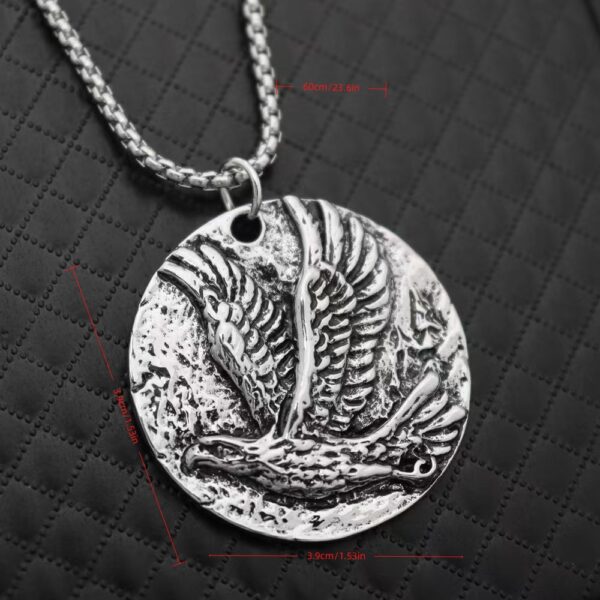 Wholesale Vintage Eagle Wings Alloy Pendant Necklace