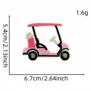 Pink golf cloth patch 22 #