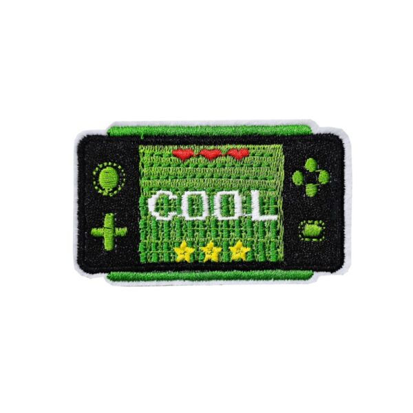 Wholesale Green cartoon game console embroidery DIY Patches