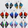 Wholesale Butterfly Wing Earrings, Eco-Friendly Leather Earrings