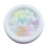 Wholesale 10pcs Colored jelly colored butterfly bow acrylic beads