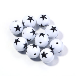 White / Diameter: 12mm, hole diameter 2.8mm, 20 pcs/pack