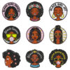 Wholesale Cartoon Black Girl Embroidered Patch