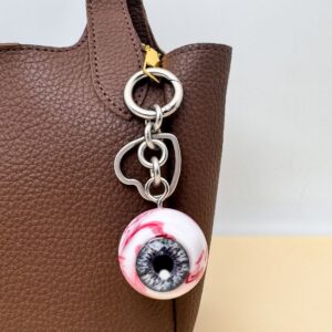 Blue eyes (round buckle titanium silver)