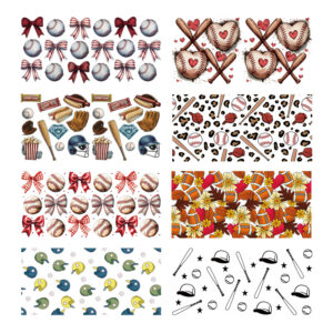 Wholesale Uv Transfer Sticker Glass Cup Crystal Label Crystal Sticker Cross-Border Exclusive for 16oz Glass Cup Special Sticker 23Cmx11Cm