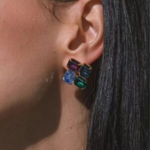 Wholesale Square gradient color rhinestone