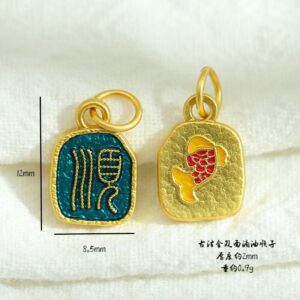 Double-sided koi with smooth characters