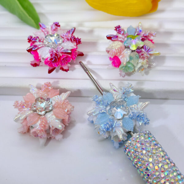 O1CN01eY4y861QqPrX3rge8_2215566152027-0-cib Wholesale Butterfly bouquet, pentagram, zircon beads