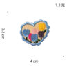 Wholesale Cartoon Heart Fabric Embroidery Patch