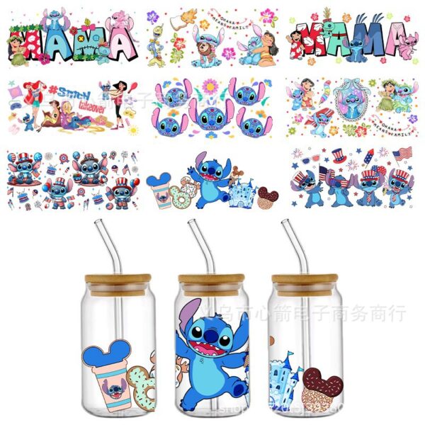 O1CN01eZSpdu1IlMbpYjL4W_2216490590933-0-cib Wholesale Cartoon Uv Dtf Crystal Transparent Sticker Glass Bottle Decoration Waterproof and Scratch-Resistant Wholesale