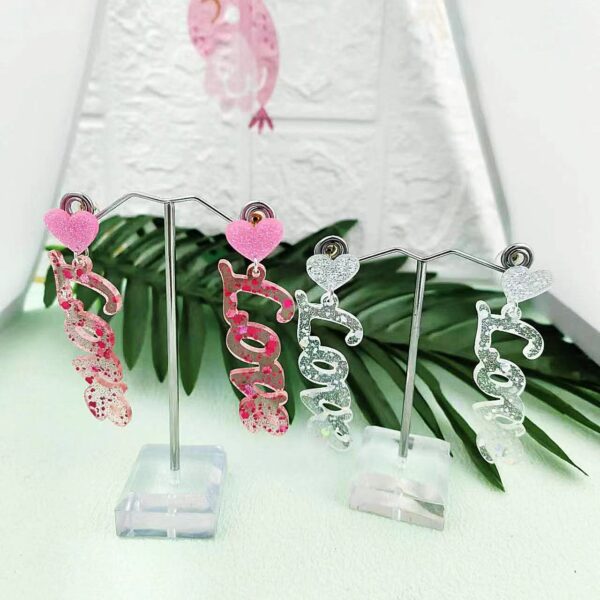 O1CN01eZhRnx2D9HciDG4IY_2216733868566-0-cib Wholesale shiny love acrylic Valentine's Day earrings shiny stud earrings jewelry