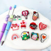 Wholesale LOVE Beads Soft Rubber Focal Beads Valentine's Day