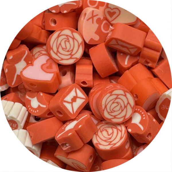 O1CN01eaFojJ1ieCTEMEPNS_2218971634437-0-cib Wholesale Soft y Valentine's Day Love Expression Beads DIY Peach Heart Bracelet