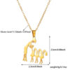 Wholesale Mother's Day Stainless Steel Necklace 18K Gold-Plated