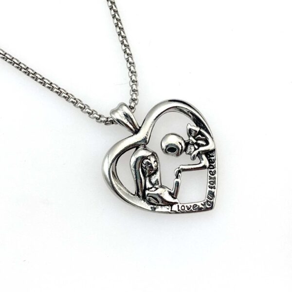Wholesale Valentine's Day Heart-shaped Pendant Necklace