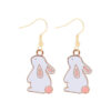 Wholesale Easter cartoon cute rabbit Easter egg earrings