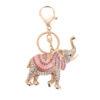 Wholesale Cute Elephant Keychain Pendant Metal Creative Cartoon Gift