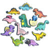 Wholesale 100pcs Cute Dinosaur Series PVC Soft Glue Thick Patch Beads