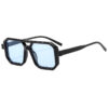 Wholesale Retro Pilot Double Beam Large Frame Sunglasses