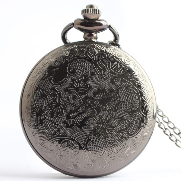 Wholesale Roman numeral black retro pocket watch