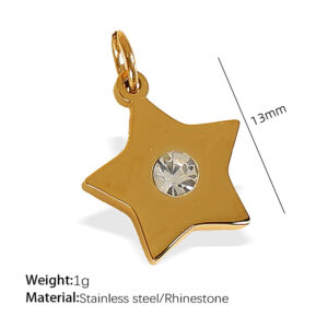 Pj58weg gold pendant