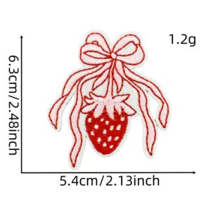 Cake cherry cloth sticker 10#