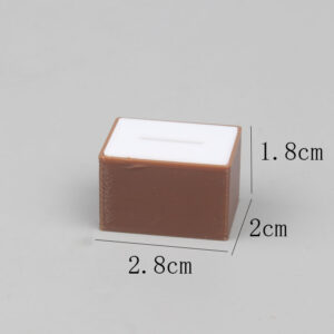 Brown rectangle / [you can change the color, please contact customer service]