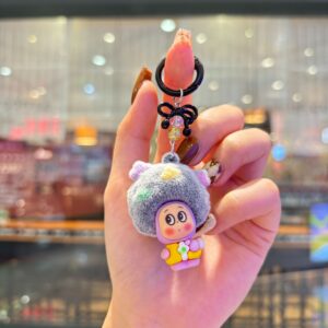 Afro star man—gray / 4.8*4cm