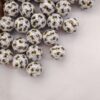 Wholesale 5pcs 20MM Acrylic Two-color Bee Print Beads