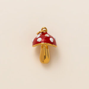 Red mushroom pendant