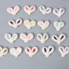 Wholesale Colorful hairy rabbit ear embroidery clothing DIY Patches