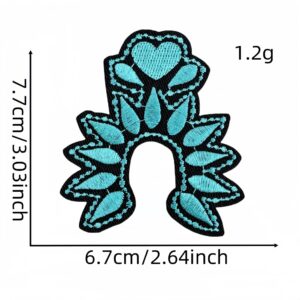 Colorful english landscape cloth stickers 23#