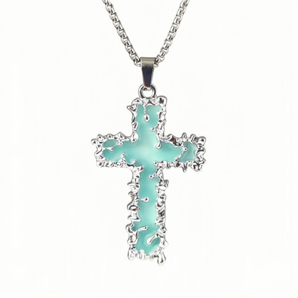 Wholesale Luminous cross necklace