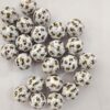 Wholesale 5pcs 20MM Acrylic Two-color Bee Print Beads