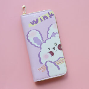 Wholesale Long Wallet Arrival Cartoon Large Capacity Mobile Phone Wallet Zipper Card Bag Hand