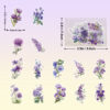 Wholesale 50 Purple Lily and Lavender Floral Planner Stickers